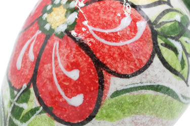 Wall Planter - Spanish Orza (Green Design) - Hand Painted in Spain